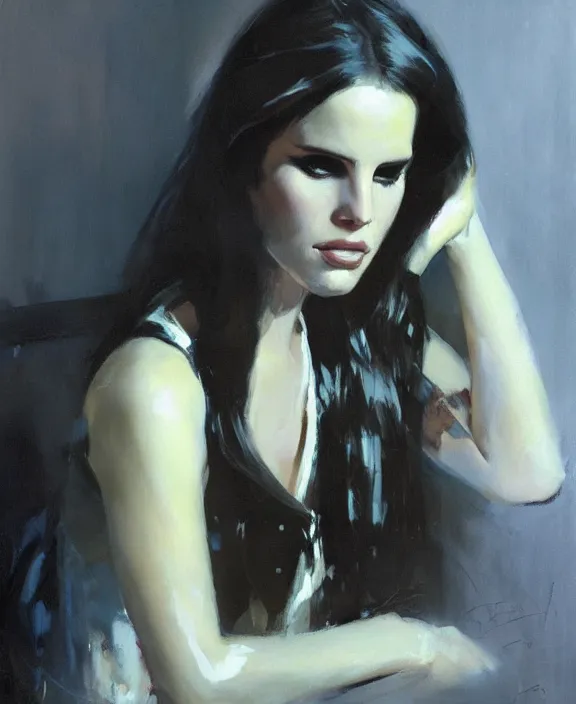 Image similar to lana del rey by jeremy mann