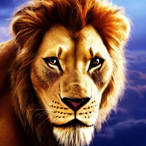 Prompt: johnny depp as simba in the lion king, cgi, cinema, realistic, movie poster