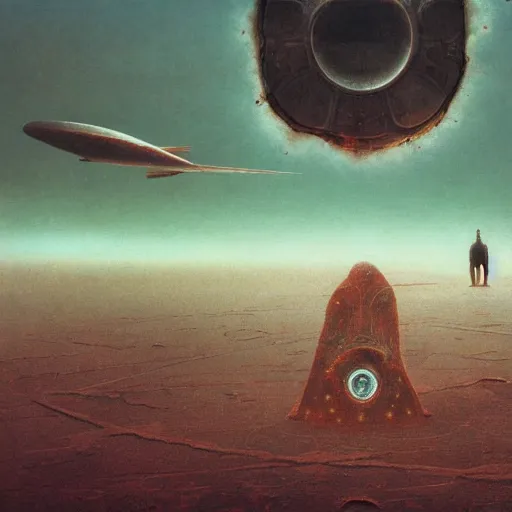 Image similar to a giant spaceship smashed to pieces in the new mexico desert, beksinski, wayne barlowe, very coherent symmetrical artwork, cinematic, hyper realism, high detail, octane render, 8 k