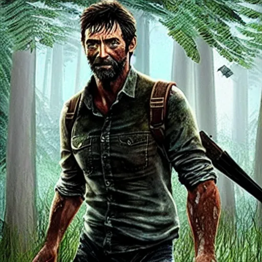 Image similar to Hugh Jackman in The Last Of Us