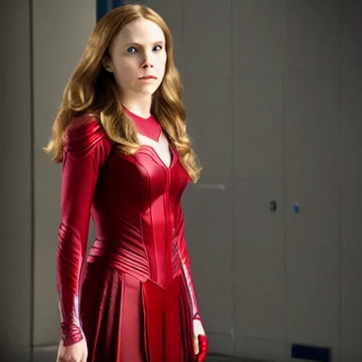 Image similar to Erin Moriarty as Scarlet Witch