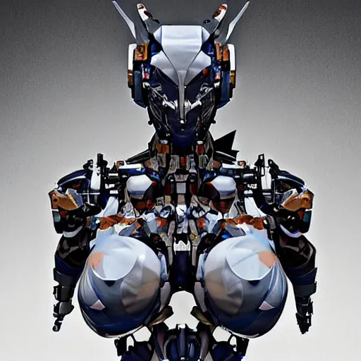 Prompt: a mecha version of a female bust, no irises, very symmetrical face, highly detailed, by vitaly bulgarov, by yoji shinkawa, by joss nizzi, by ben procter, by steve jung, widow maker, quintessa, metal gear solid, transformers cinematic universe, conceptartworld, pinterest, artstation, unreal engine