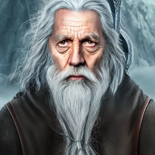 Image similar to ultra realistic illustration of charlie day as gandalf the white from lord of the rings the return of the king, full body, high quality, highly detailed, wide angle, illustration, digital art, full color