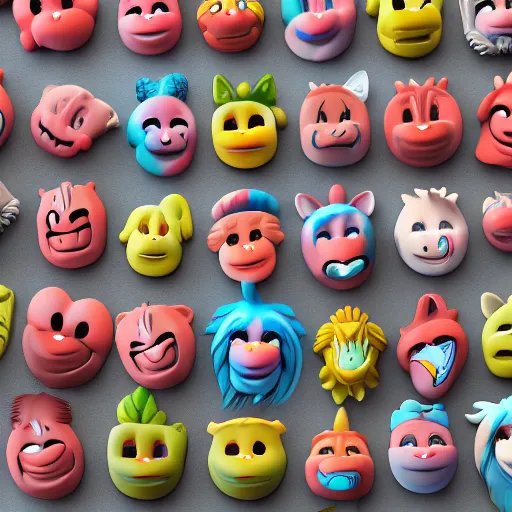 Image similar to naturally colored smile gummies, trending on artstation, anime style 4 k