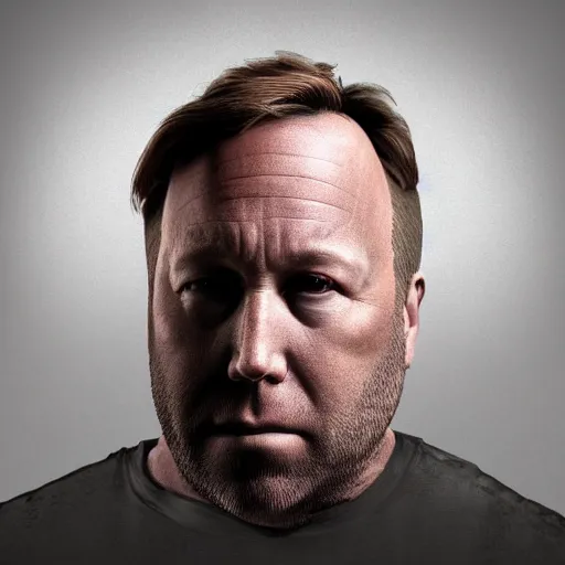 Image similar to hyperrealistic mixed media image of info wars alex jones is a ( ( bullfrog ) ), stunning 3 d render inspired art by xiang duan and thomas eakes and greg rutkowski, perfect facial symmetry, hyper realistic texture, realistic, highly detailed attributes and atmosphere, dim volumetric cinematic lighting, 8 k octane detailed render, post - processing, masterpiece,