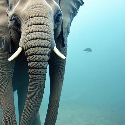 Image similar to a elephant - lobster - lobster - elephant, wildlife photography