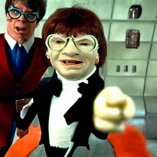 Image similar to austin powers as mike myers