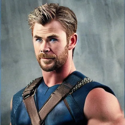 Image similar to chris hemsworth mixed with chris evans