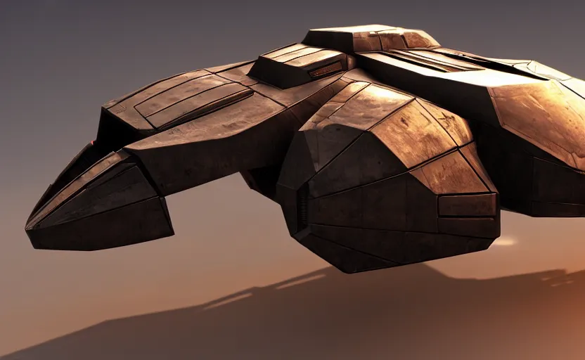 Image similar to an armored futuristic sci fi vehicle, unreal engine, cinematic lighting, texture rost