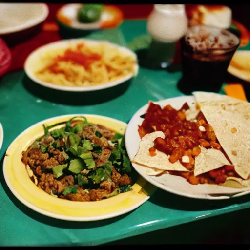 Image similar to mexican food, kodak ektachrome,