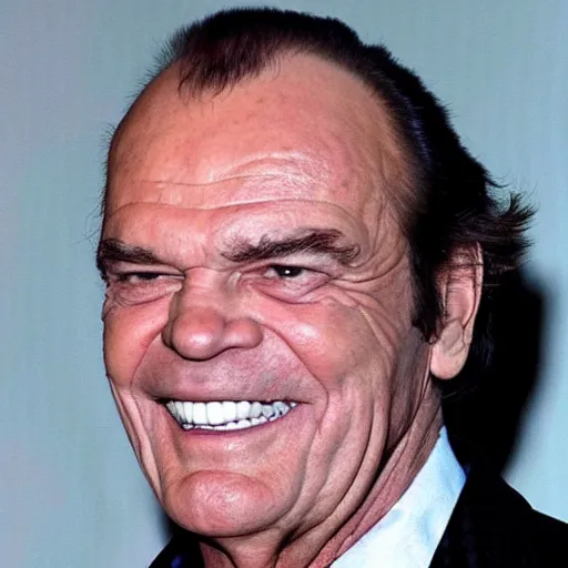 Image similar to jack nicholson, as a simpsons character