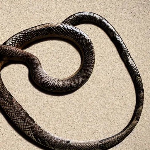 Image similar to a snake that is an unbroken loop