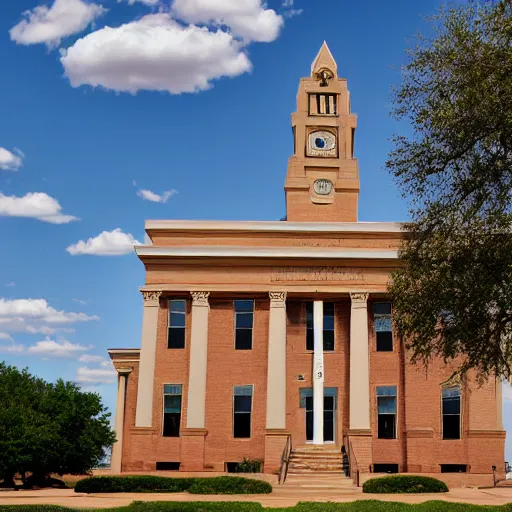 Prompt: Lubbock county courthouse