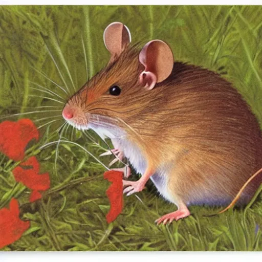 Image similar to field mouse, by sven nordqvist