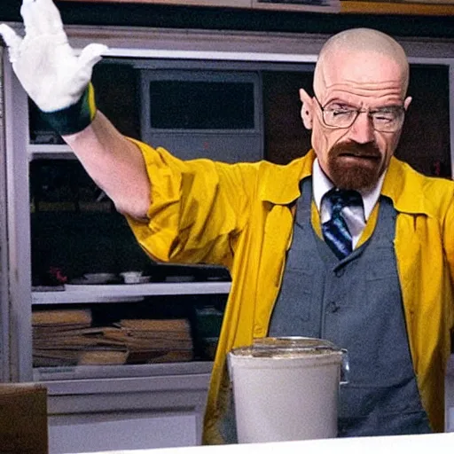 Image similar to walter white hitting the nae nae