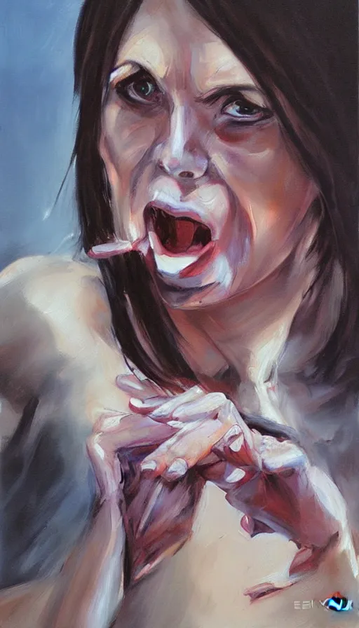 Image similar to rage, by emilia wilk