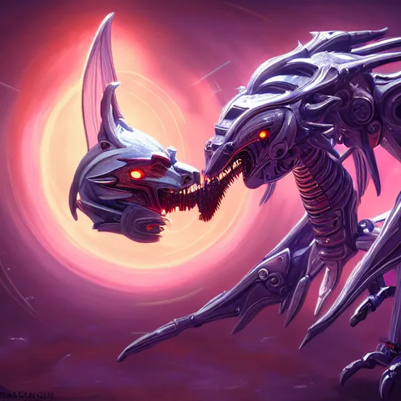 Prompt: extremely detailed mawshot of a giant beautiful stunning goddess anthropomorphic hot robot mecha female dragon, silver sharp streamlined armor, detailed hot maw, glowing Purple LED eyes, eating and swallowing a tiny woman as food, micro pov, vore art, dragon art, warframe fanart, Destiny fanart, macro art, furry art, furaffinity, DeviantArt, Eka's Portal, G6