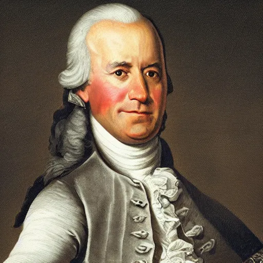 Prompt: an portrait of joe biden in 1 7 7 7, detailed