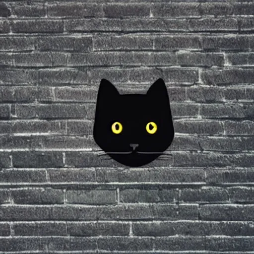 Prompt: a black cat emoji