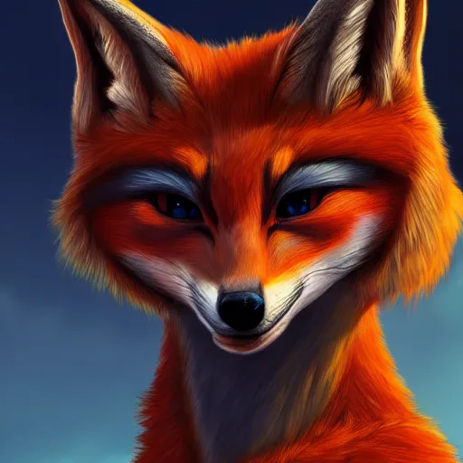 Prompt: award - winning extremely detailed fantasy art of a cute female anthro vulpes vulpes fulva with innocent eyes, 4 k