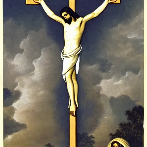 Prompt: jesus on the cross