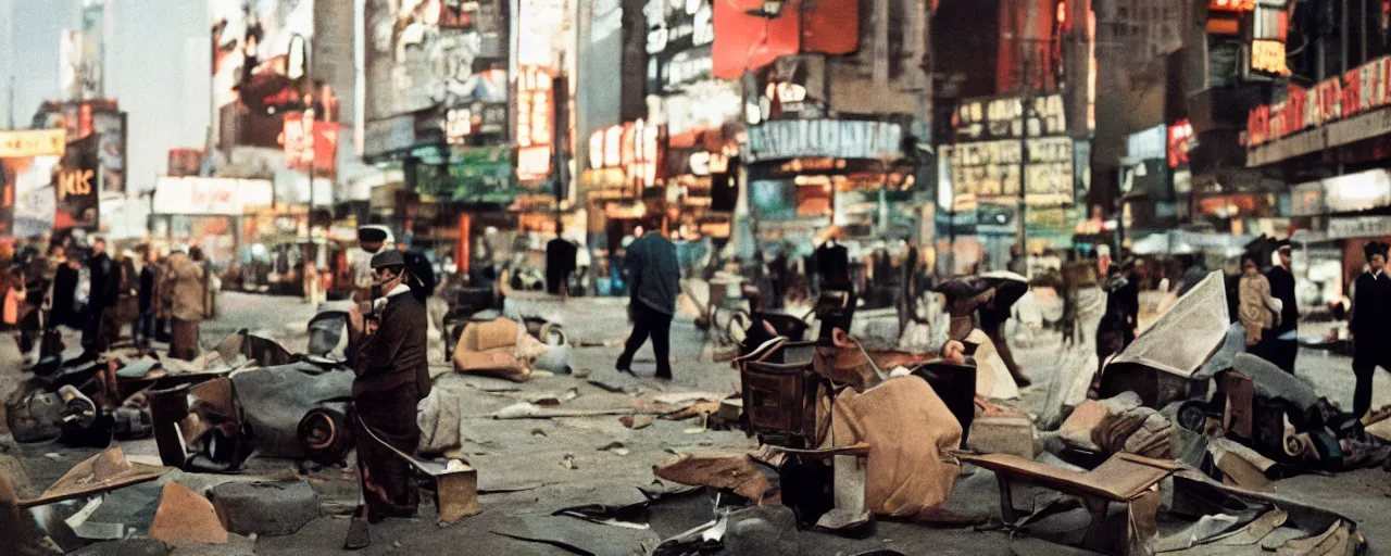 Image similar to the fall of capitalism, national geographic, canon 5 0 mm, cinematic lighting, photography, retro, film, kodachrome