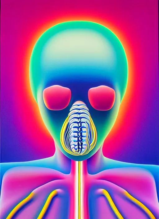 Prompt: organs by shusei nagaoka, kaws, david rudnick, airbrush on canvas, pastell colours, cell shaded, 8 k