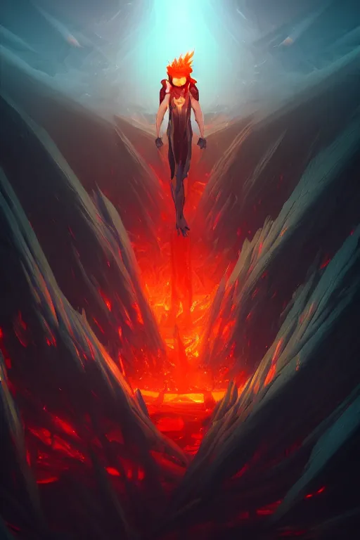 Image similar to the god hades, hellish environment background, portrait sharp focus, digital art, cgsociety, concept art, post processed, dynamic lighting, by emylie boivin and rossdraws