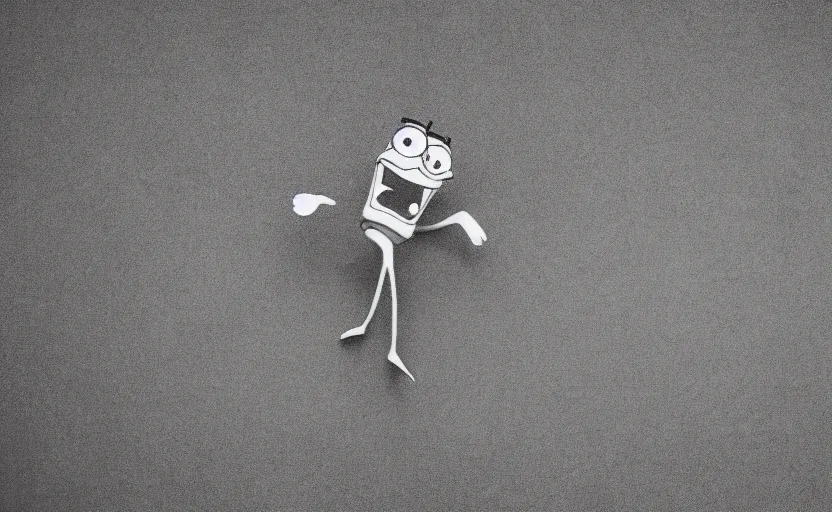 Image similar to SpongeBob, bikini bottom, photo quality, trending on art station, blur, unfocus, monochrome, 35mm