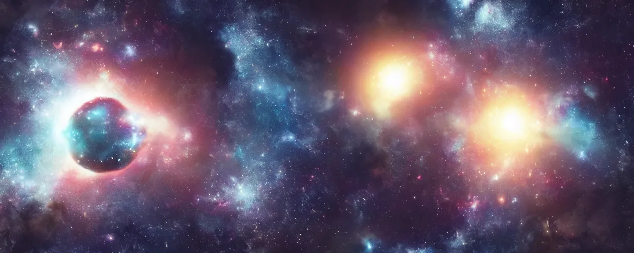 Image similar to galaxy movie still, octane render