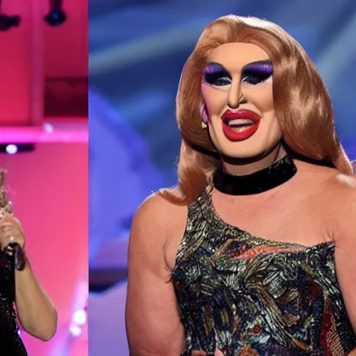 Prompt: rudy guiliani wins rupauls drag race