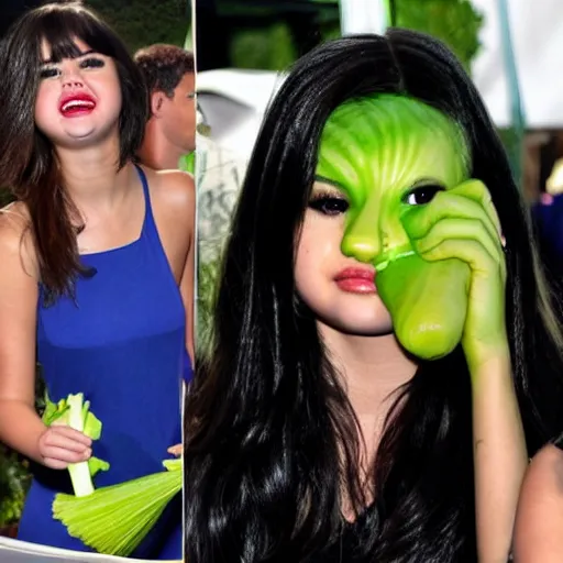 Image similar to selena gomez as celery