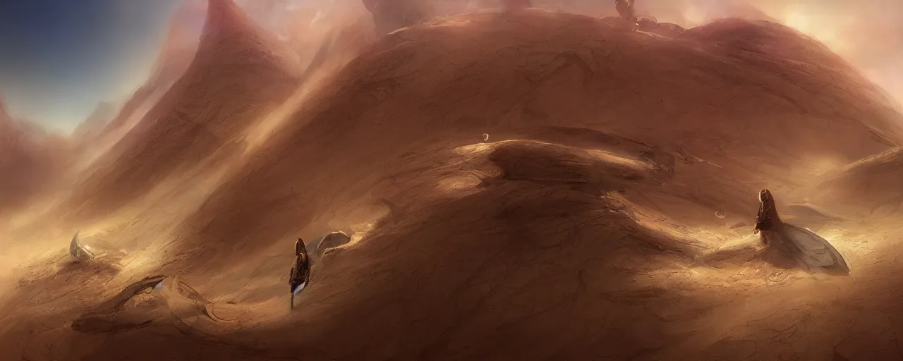 Image similar to Dune by Marc Simonetti