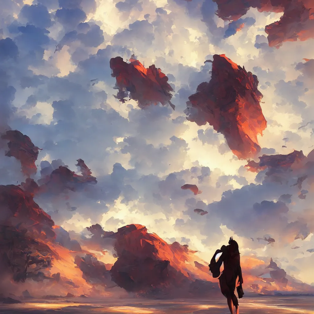 Image similar to but only as an admonition to him who fears, overdetailed art, by greg rutkowski, by rhads, sharp focus