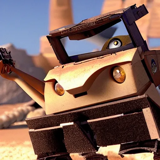 Image similar to still of xavi hernandez in wall • e ( 2 0 0 8 )