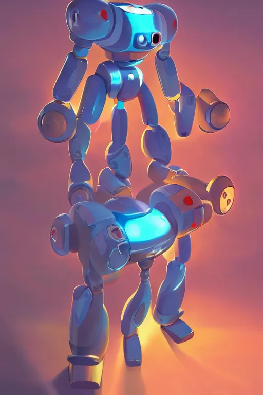 Image similar to metabots medabots medarotto medarot robot minimalist comics, behance hd by jesper ejsing, by rhads, makoto shinkai and lois van baarle, ilya kuvshinov, rossdraws global illumination ray tracing hdr radiating a glowing aura