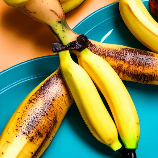 Image similar to A banana shaped bong, food photography