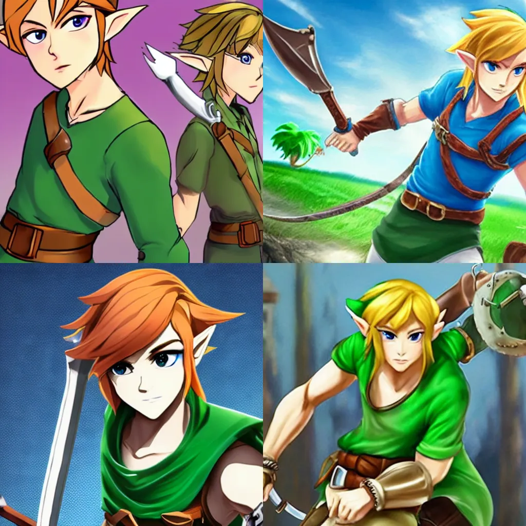 Prompt: male character in LINK CLICK, official media