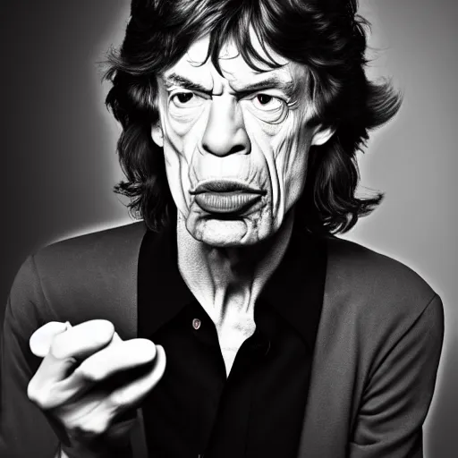 Image similar to Mick Jagger blowing a balloon XF IQ4, f/1.4, ISO 200, 1/160s, 8K, RAW, unedited, symmetrical balance, in-frame