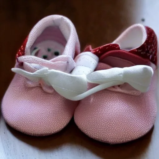 Prompt: for sale. baby shoes. never worn.