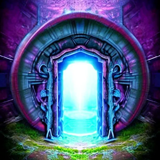 Image similar to Forbidden portal to another world.