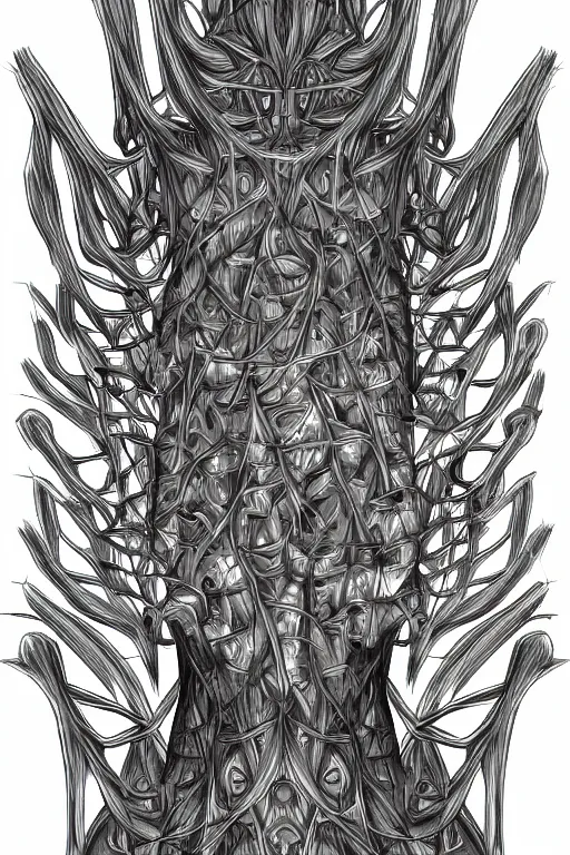 Image similar to a humanoid plant, symmetrical, highly detailed, digital art, sharp focus, trending on art station, anime