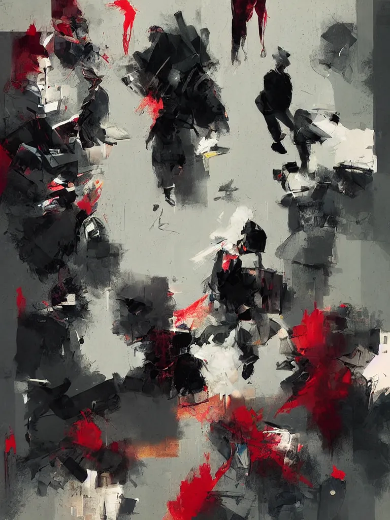 Image similar to a beautiful glitched picture by joram roukes of people looking at their phone in a bathroom, color bleeding, brushstrokes by jeremy mann