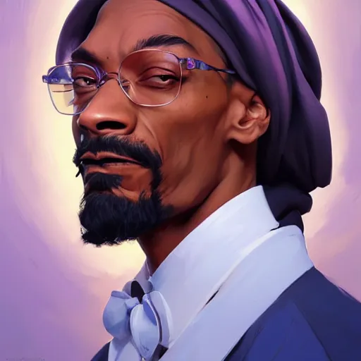 Image similar to portrait Snoop Dogg focus cute eye enchanted official fanart behance hd artstation by Jesper Ejsing, by RHADS, Makoto Shinkai and Lois van baarle, ilya kuvshinov, rossdraws portrait, highly detailed, digital painting, concept art, sharp focus, cinematic lighting, art by artgerm and greg rutkowski and alphonse mucha radiant light, peter mohrbacher, ferdinand knab, artgerm, portrait happy colors, bright eyes, clear eyes, warm smile