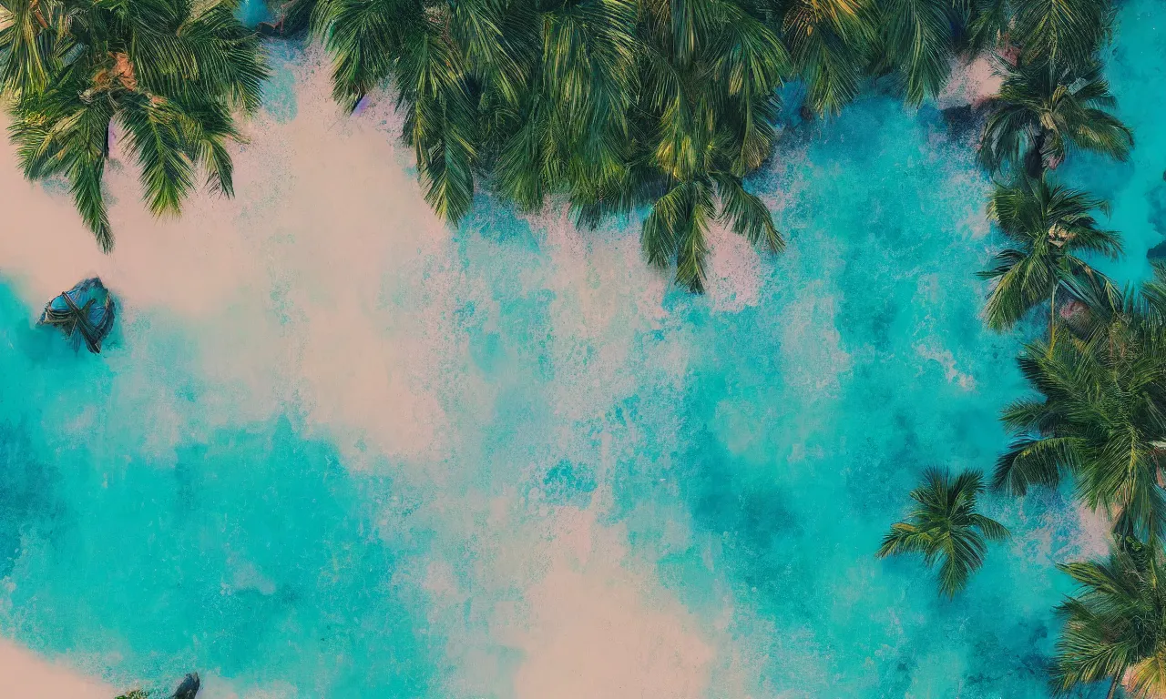 Image similar to paradise beach by alena aenami artworks in 4 k