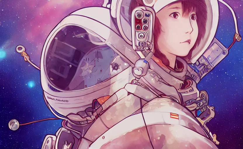 Anime Astronaut HD Wallpaper by 起重机