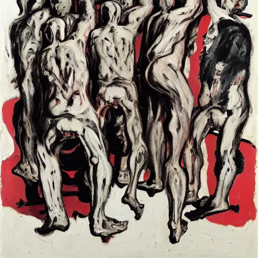 Prompt: vengeance, by georg baselitz