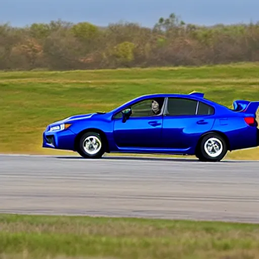 Image similar to a subaru WRX airplane