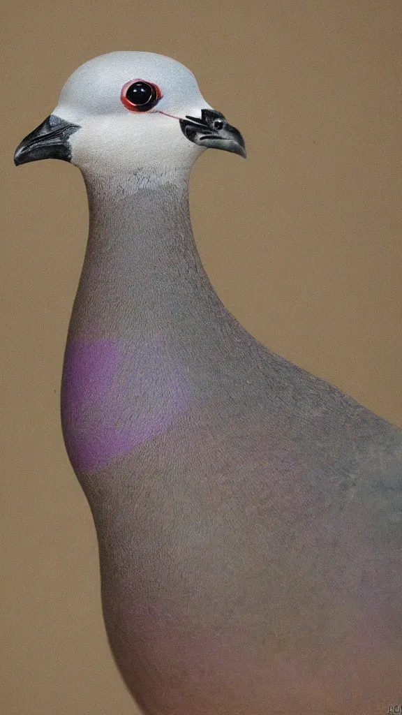 Prompt: a pigeon by braulio amado