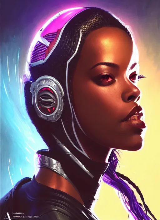 Image similar to portrait of apex legends aaliyah haughton, x - men, storm, elegant, electricity archs, lightning strikes, rippling electromagnetic, highly detailed, digital painting, artstation, glamor pose, concept art, smooth, sharp focus, illustration, art by artgerm and greg rutkowski, artey freytag